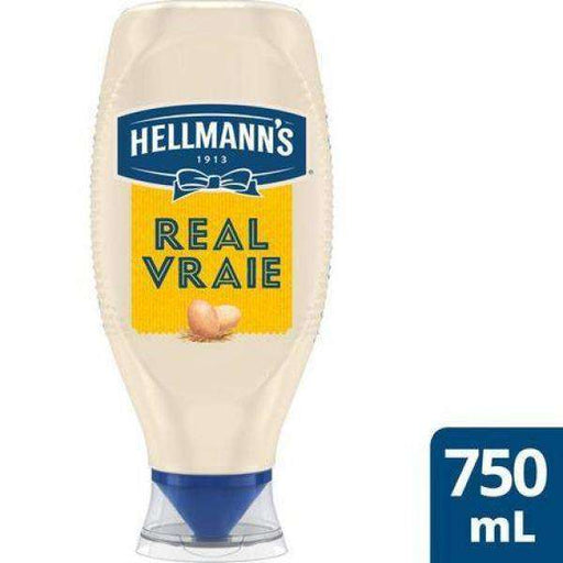 Hellmann's - Squeeze Real Mayonnaise - 750 ml - Bulk Mart