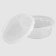 Maple Leaf - H2808 - 8 Oz Clear Microwavable Deli Container - 500/Case - Bulk Mart