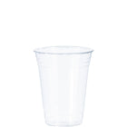 DURA - 16 Oz Clear Plastic Cold Cups PET, 98mm Rim - 50/Pack