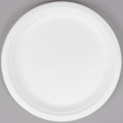 MC - 6" Round Bagasse Sugarcane Biodegradable Plate - 1000/Case - Bulk Mart