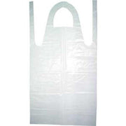 Safety Zone - 28" x 46" Poly Aprons White 2 MIL - 100 / Pack - Bulk Mart